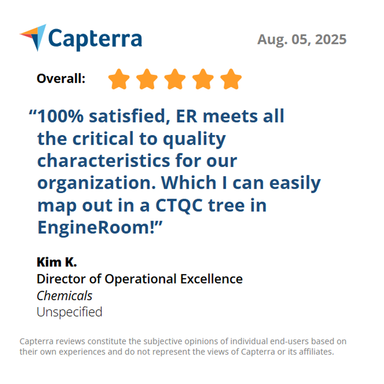 Read reviews for EngineRoom on Capterra.com
